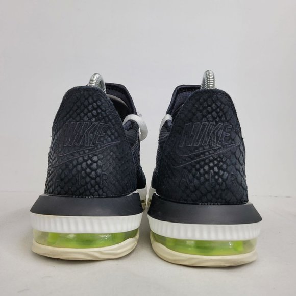 lebron 16 low black volt glow